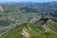 Vue à la descente (14 juillet 2024)