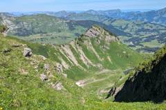Vue à la descente (14 juillet 2024)