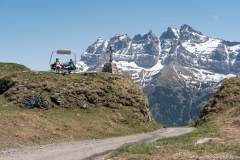 Arrivée aux Portes du Soleil avec vue sur les Dents du Midi (21 mai 2020)