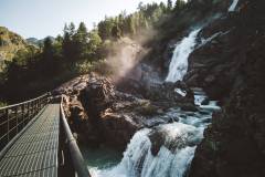 Passerelle sur la troisième cascade (13 septembre 2020)