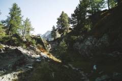 Passage escarpé avant le petit col (13 septembre 2020)