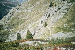 Sentier en direction du refuge (13 septembre 2020)