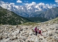 Environnement très minéral face aux Grandes Jorasses (18 juin 2017)
