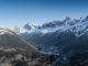 Panorama sur le Massif des Fiz et la Chaine du Mont-Blanc (20 décembre 2015)