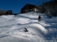 Départ du sentier aux Toiles (23 février 2014)