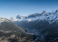 Panorama sur le Massif des Fiz et la Chaine du Mont-Blanc (20 décembre 2015)