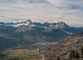 Vue sur la Pointe Percée et la Pointe d'Areu (20 décembre 2015)