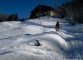 Départ du sentier aux Toiles (23 février 2014)