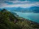 Vue sur le Lac d'Annecy et le Mont Baret