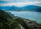 Vue sur le Lac d'Annecy et le Semnoz