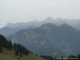 Vue sur la Dent d'Oche au fond