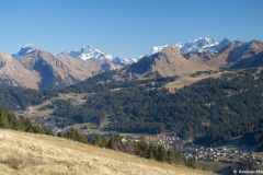 Vue sur les sommets du Giffre (18 novembre 2018)