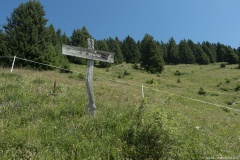 Le premier panneau indiquant le Mont de Grange apparait ! (1er août 2019)