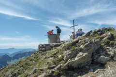 Arrivée au sommet du Mont de Grange (1er août 2019)
