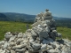 Cairn matérialisant le vrai sommet du Mont d'Or à 1463 m (31 mai 2019)