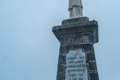 Statue de St-François de Sales au sommet (1er octobre 2017)
