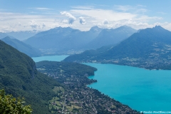 Lac d'Annecy et Roc des Boeufs sur la droite (24 juin 2018)