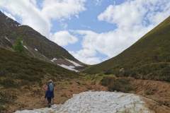Névé tardif avant le col de Tricot (4 juin 2022)