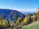 Arrivée au Col de l'Enclave avec vue sur le Parmelan (16 octobre 2022)