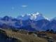 Vue sur la Pointe Percée et le Mont Blanc (16 octobre 2022)