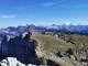 Vue dégagée sur les Bornes, Aravis et massif du Mont-Blanc (16 octobre 2022)