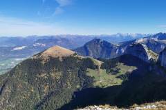 Vue sur Sur Cou depuis La Croix de Sous-Dine (16 octobre 2022)
