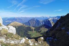 Pointe d'Andey depuis le sommet (16 octobre 2022)