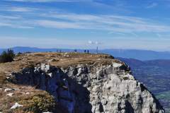 Falaises de Sous-Dine avec Jura en arrière-plan (16 octobre 2022)