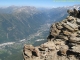 Vue sur Chamonix