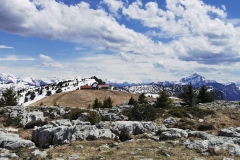 Arrivée sur le plateau au sommet (9 mai 2021)
