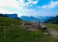 Vue sur les Dents de Lanfon depuis le Chalet Chappuis (23 juillet 2013)