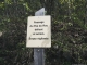 Panneau d'information sur le passage du Pas du Roc (12 mai 2019)