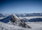 Vue sur les sommets des Grisons.