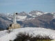 La Vierge au sommet avec au fond la station de Sommand (6 février 2011)