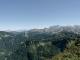 Vue sur le les Dents du Midi à droite (31 août 2025)