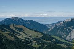 Vue sur le Mont Ouzon et le Léman (31 août 2025)