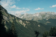 Vue sur le Massif des Bornes (21 juillet 2019)