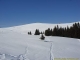 Au départ de la Croix-Fry le sentier qui amène au plateau de Beauregard(11 décembre 2007)