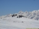 Combes des Aravis avec la Pointe Percée au fond (11 décembre 2007)