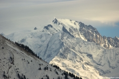Vue sur le Mont Blanc (15 décembre 2018)