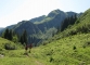 Sentier dans l'alpage d'Aufferand