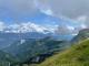 Vue sur le col de l'Arpettaz (30 juillet 2023)