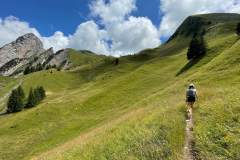 Aiguille de Manigod visible sur la gauche (30 juillet 2023)