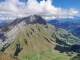 Aiguille de Borderan et Col des Aravis en contrebas (21 août 2022)