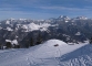 Panorama grandiose depuis la pointe de Miribel sur tous les sommets du massif du Mont-Blanc (22 février 2009)