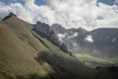 Vue sur le Nant de Darbon et la Pointe de Bénevent (15 septembre 2018)