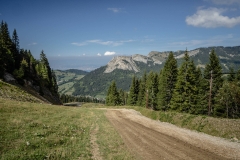 Retour par la piste de ski  (15 septembre 2018)