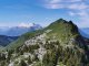 Vue sur la Tournette et la pointe de la Québlette (26 juin 2021)