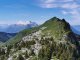 Vue sur la Tournette et la pointe de la Québlette (26 juin 2021)