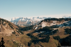 Vue sur la station de Sommand et les sommets du Giffre (3 novembre 2018)